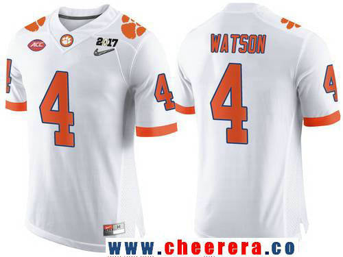 Deshaun Watson Clemson Tigers white Limited jersey