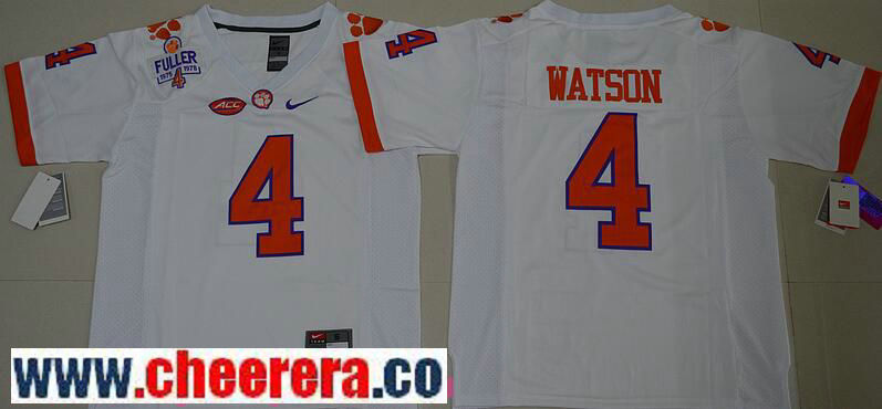 Deshaun Watson Clemson Tigers white jersey