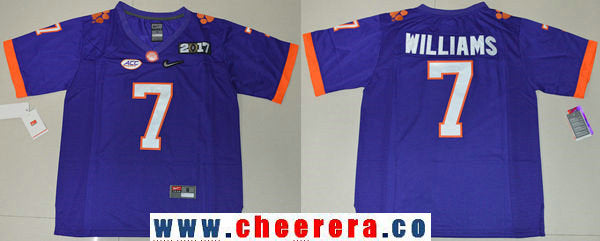 Mike Williams Clemson Tigers purple Limited jersey