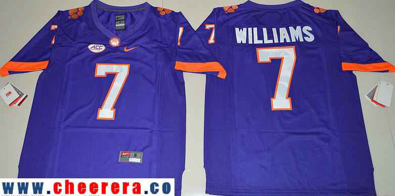 Mike Williams Clemson Tigers purple jersey