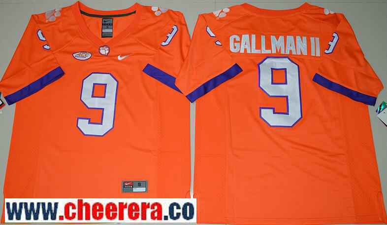 Wayne Gallman II Clemson Tigers orange jersey