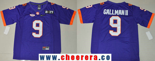 Wayne Gallman II Clemson Tigers purple Limited jersey