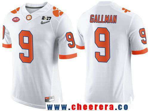 Wayne Gallman Clemson Tigers white Limited jersey