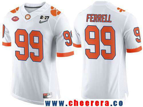Clelin Ferrell Clemson Tigers white Limited jersey