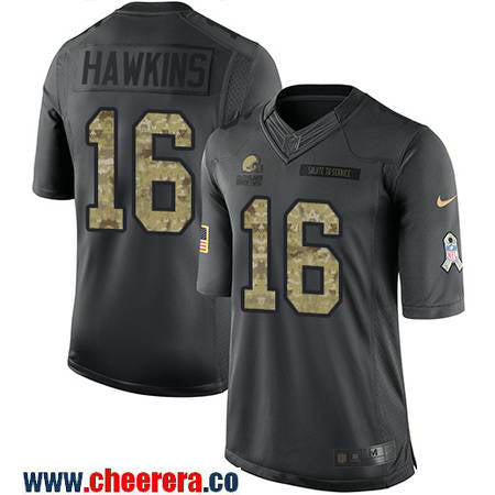 Andrew Hawkins Cleveland Browns black Salute To Service jersey