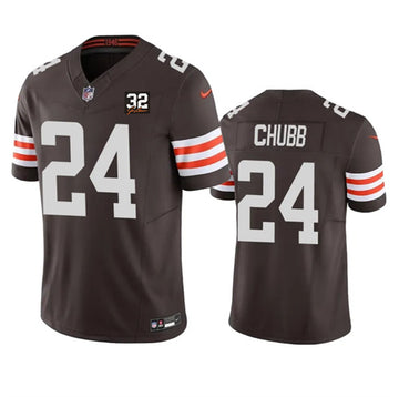 Nick Chubb Cleveland Browns brown Vapor jersey
