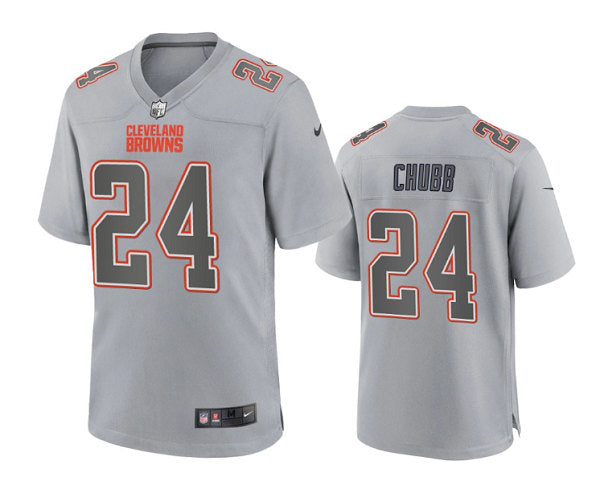 Nick Chubb Cleveland Browns gray Game jersey