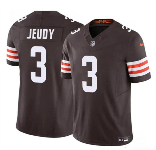 Jerry Jeudy Cleveland Browns brown Vapor jersey