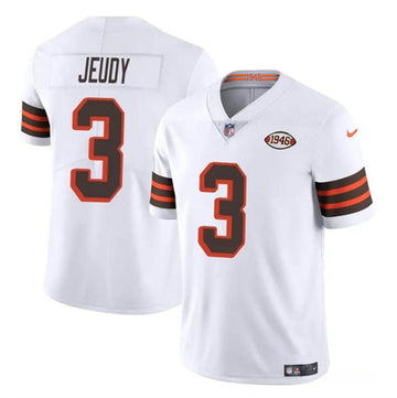 Jerry Jeudy Cleveland Browns white Vapor jersey