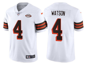 Deshaun Watson Cleveland Browns white Vapor jersey