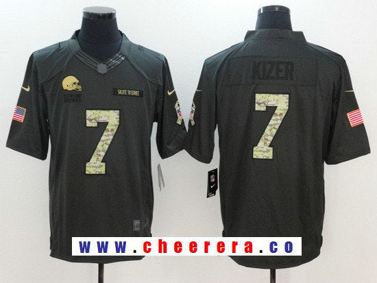 DeShone Kizer Cleveland Browns black Salute To Service jersey