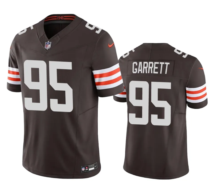 Myles Garrett Cleveland Browns brown Vapor jersey