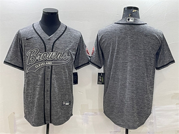 Custom Cleveland Browns gray jersey