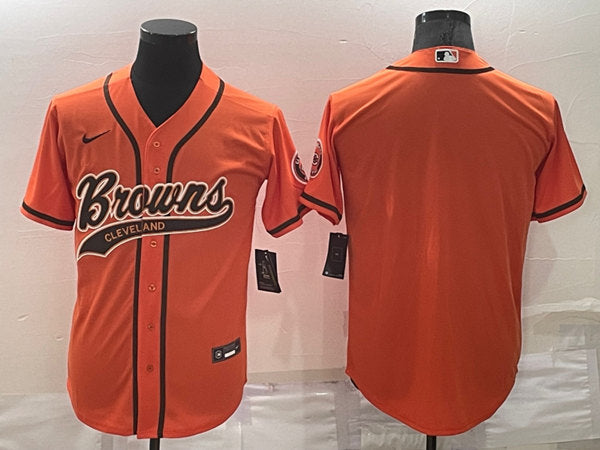 Custom Cleveland Browns orange jersey