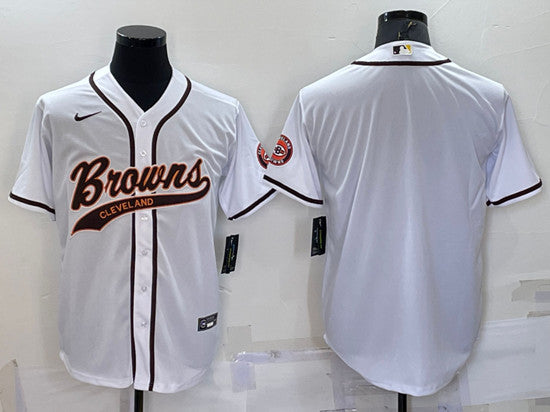 Custom Cleveland Browns white jersey