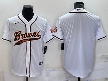 Custom Cleveland Browns white jersey