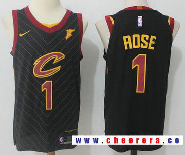 Derrick Rose Cleveland Cavaliers black jersey