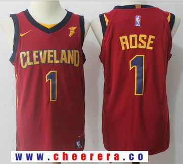 Derrick Rose Cleveland Cavaliers burgundy jersey