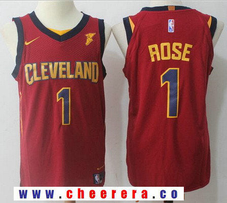 Derrick Rose Cleveland Cavaliers burgundy jersey