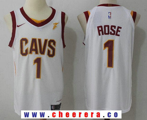 Derrick Rose Cleveland Cavaliers white jersey