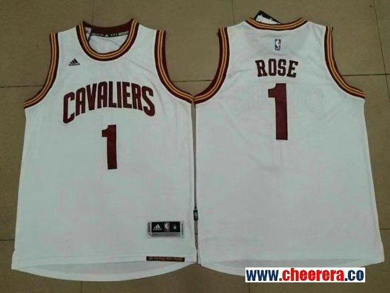 Derrick Rose Cleveland Cavaliers white jersey