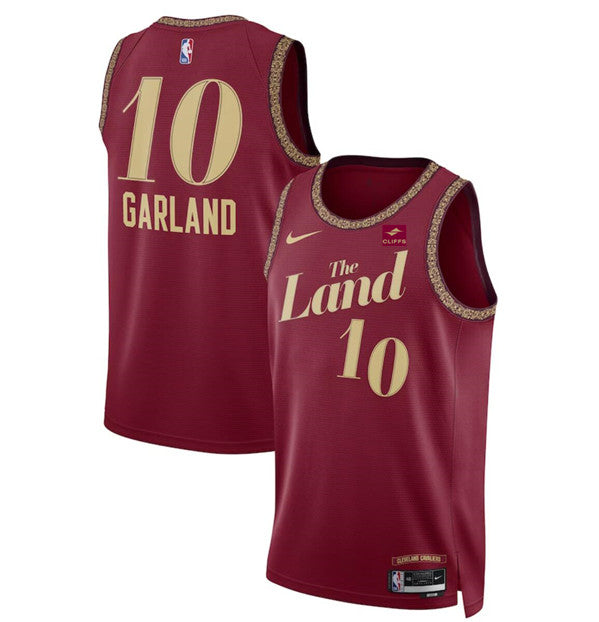 Darius Garland Wine Cleveland Cavaliers jersey