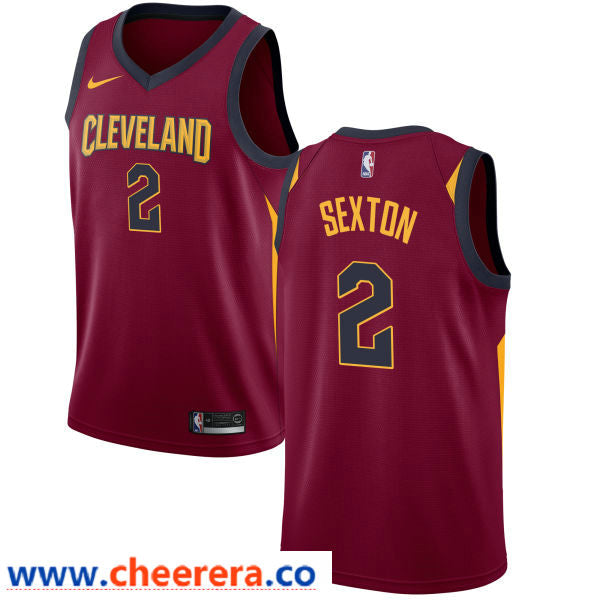 Collin Sexton Cleveland Cavaliers red jersey