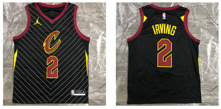 Kyrie Irving Cleveland Cavaliers black jersey