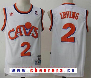 Kyrie Irving Cleveland Cavaliers white Throwback jersey