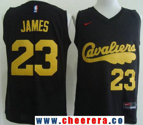 LeBron James Cleveland Cavaliers black Fashion jersey