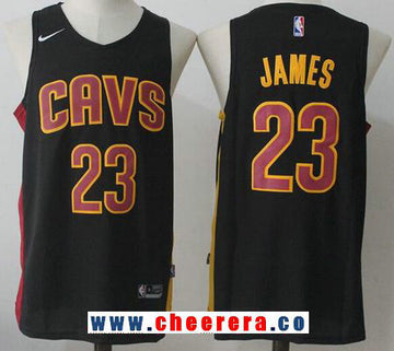 LeBron James Cleveland Cavaliers black jersey