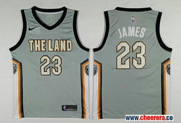 LeBron James Cleveland Cavaliers gray jersey
