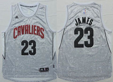 LeBron James Revolution Cleveland Cavaliers gray jersey