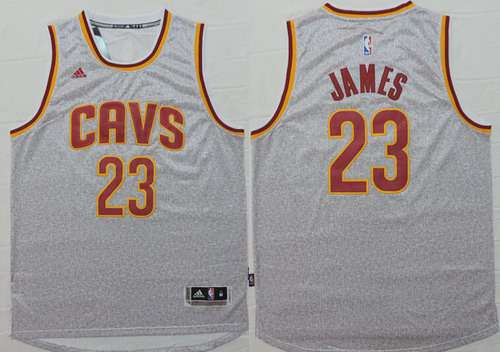 LeBron James Revolution Cleveland Cavaliers gray jersey