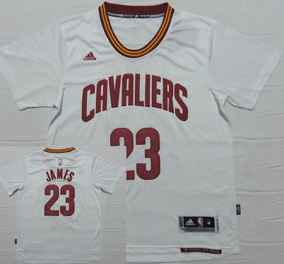 LeBron James Revolution Cleveland Cavaliers white jersey
