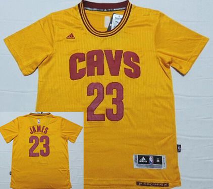 LeBron James Revolution Cleveland Cavaliers yellow jersey