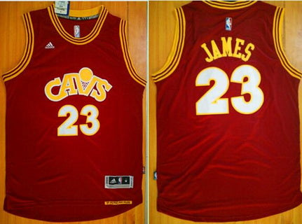 LeBron James Revolution Cleveland Cavaliers red Retro jersey