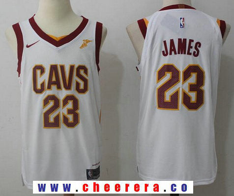 LeBron James Cleveland Cavaliers white jersey