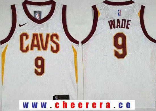 Dwyane Wade Cleveland Cavaliers white jersey