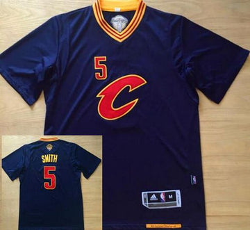 J.R. Smith Cleveland Cavaliers navy jersey