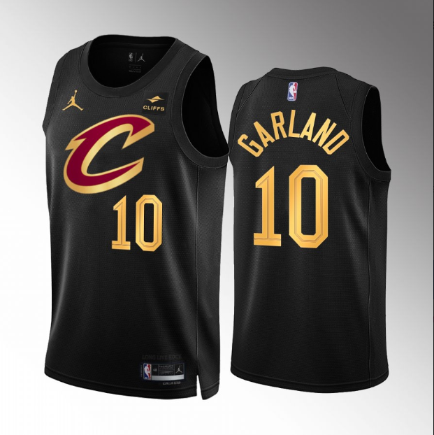 Darius Garland Cleveland Cavaliers black jersey