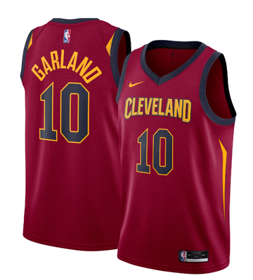 Darius Garland Cleveland Cavaliers red jersey