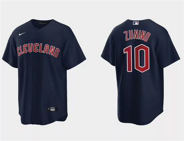 Mike Zunino Cleveland Guardians navy jersey