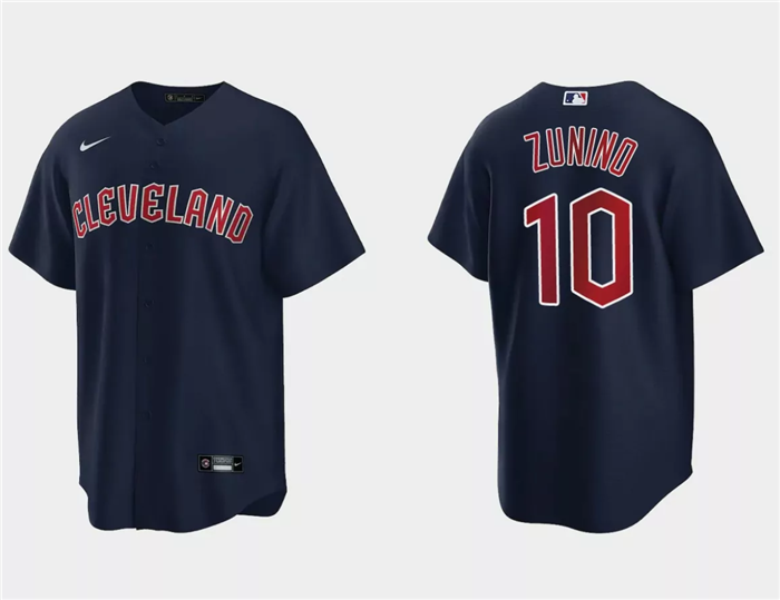 Mike Zunino Cleveland Guardians navy jersey