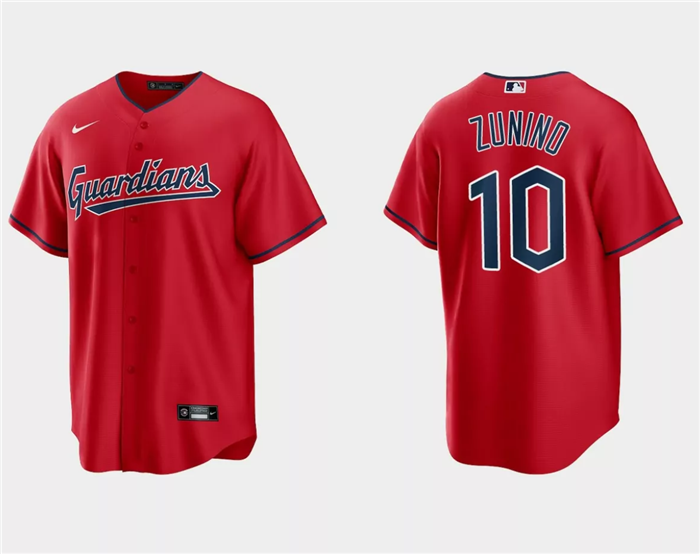 Mike Zunino Cleveland Guardians red jersey