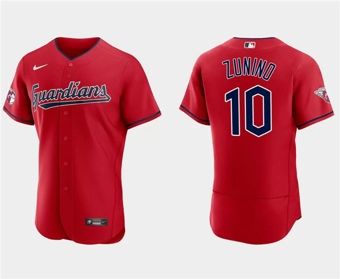 Mike Zunino Cleveland Guardians red jersey
