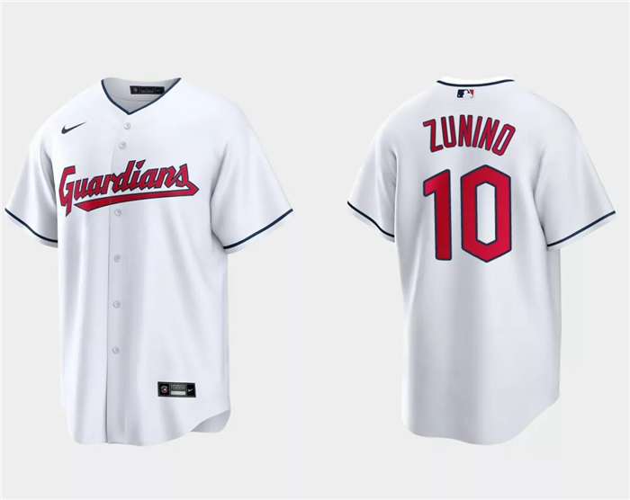 Mike Zunino Cleveland Guardians white jersey