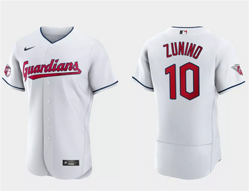 Mike Zunino Cleveland Guardians white jersey