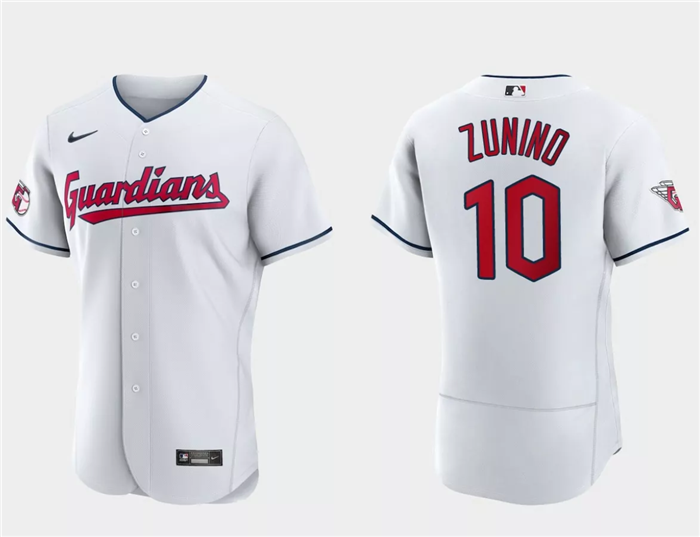 Mike Zunino Cleveland Guardians white jersey
