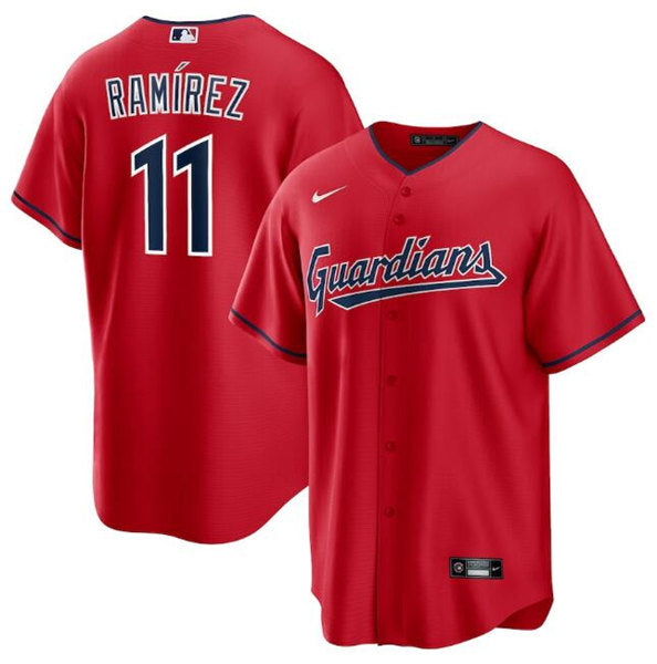 José Ramírez Cleveland Guardians red jersey